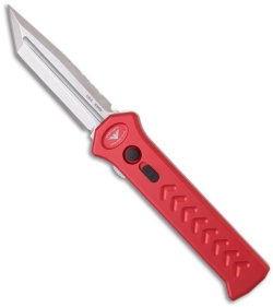 Asheville Steel Paragon Red PARA-X OTF Tanto Knife (3.5" Stonewash) ATKO10
