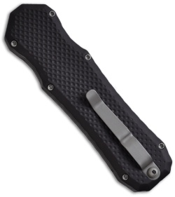 Piranha Excalibur OTF Tanto Knife D/A Automatic (Fluted / Wire Bead Blast Serr)