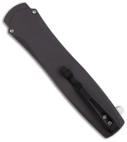 Protech Dark Angel OTF Automatic Knife Black Handle (3.7" Satin Plain) 3201