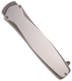 Protech Custom Steel Dark Angel OTF Automatic Knife w/ Pearl (3.7" Damascus)
