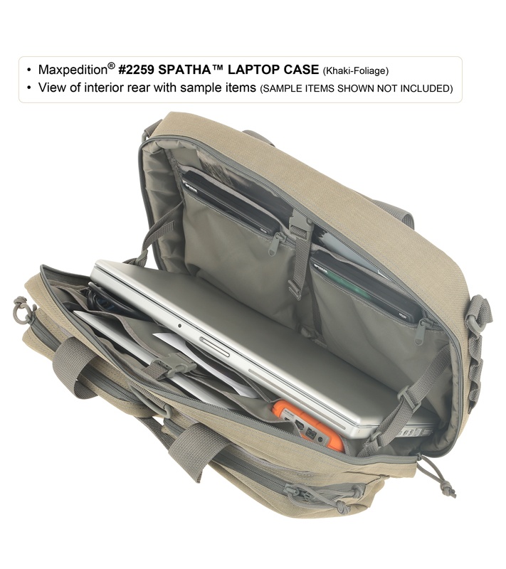 Maxpedition Spatha Laptop Case Black Bag 2259B (15") Blade HQ