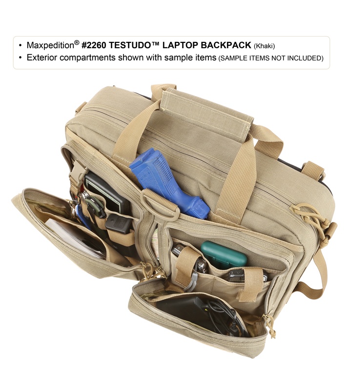Maxpedition Testudo Laptop Case Black Bag 2260B (17") Blade HQ