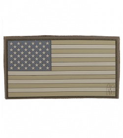 Maxpedition Large 3.25" x 1.75" USA Flag Patch (Arid) USA2A