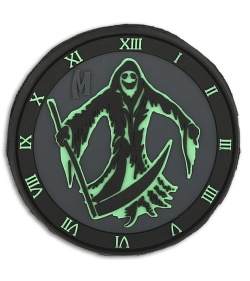 Maxpedition 3" x 3" Grim Reaper Morale PVC Patch (Glow)