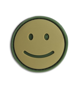 Maxpedition 1.5" x 1.5" Happy Face Morale PVC Patch (Arid)