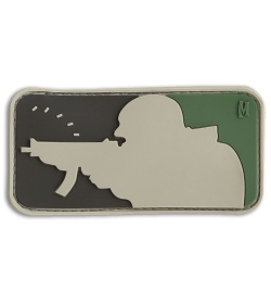 Maxpedition 3" x 1.5" Major League Shooter Morale PVC Patch (Arid)