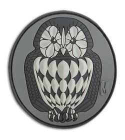 Maxpedition 2.75" x 3" Owl Patch Morale PVC Patch (SWAT)