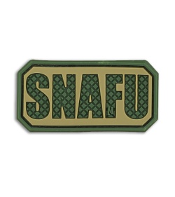 Maxpedition 2" x 1" SNAFU Morale PVC Patch (Arid)