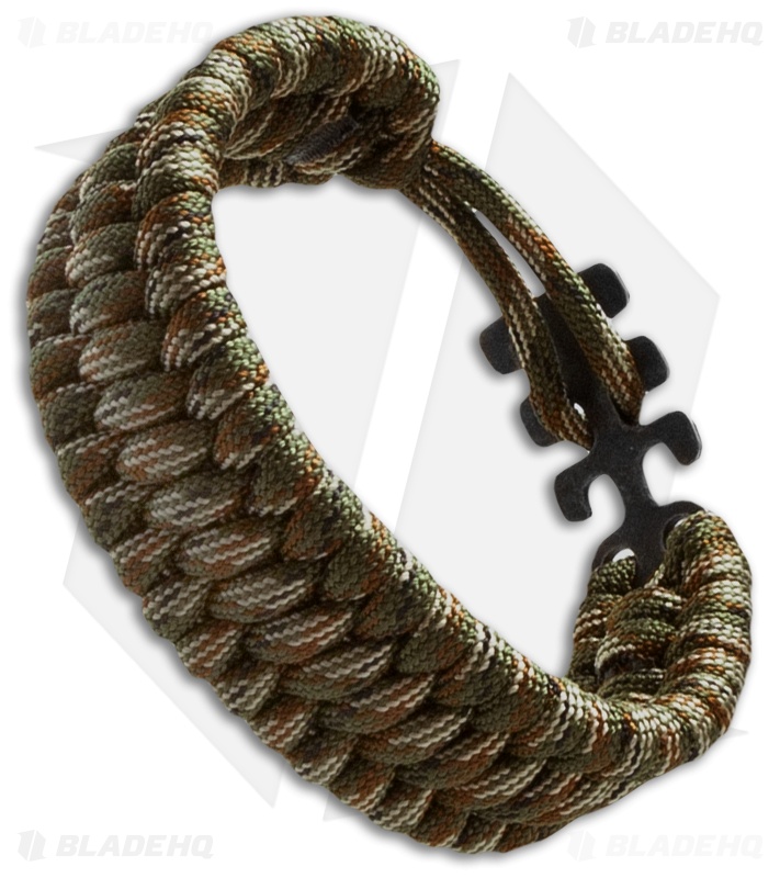 CRKT Adjustable Paracord Bracelet (Camo) 9400C Blade HQ
