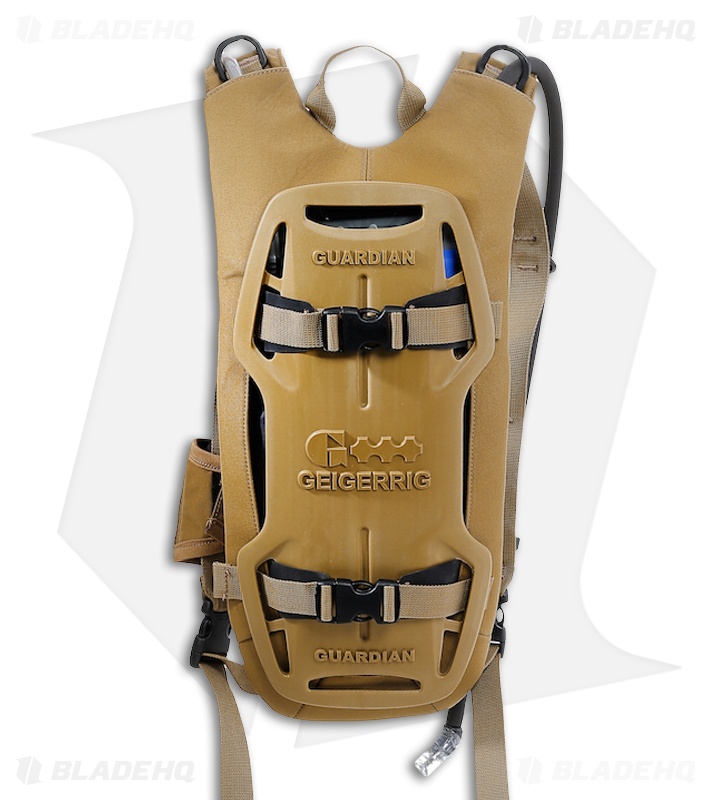Geigerrig Guardian Tactical Coyote Tan Hydration Pack w/ 70 oz. Bladder