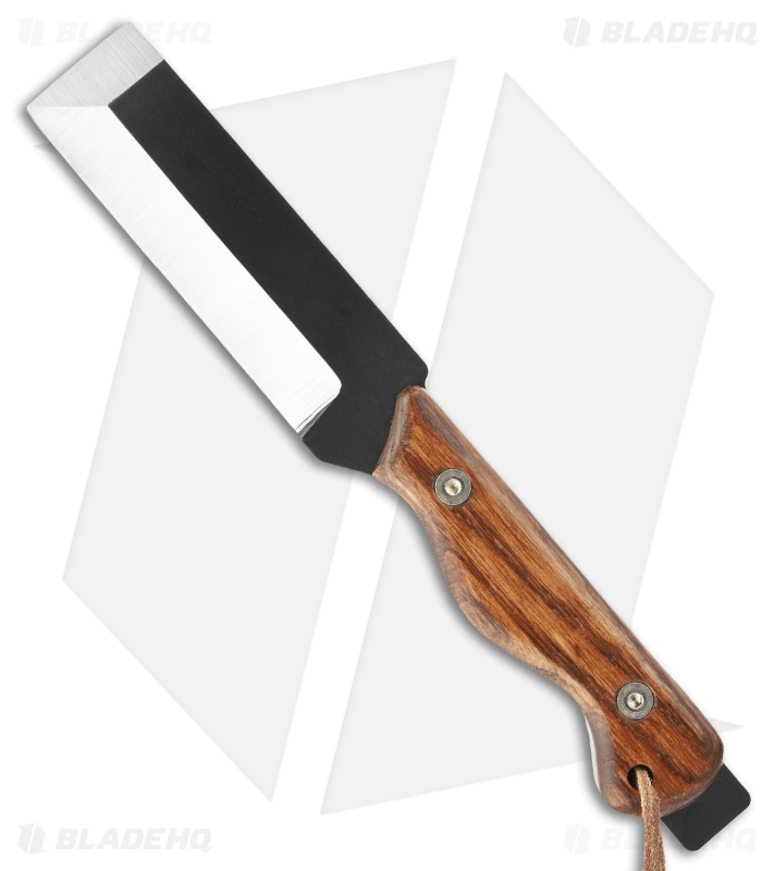 Pro Tool Chisel Utility Fixed Blade Knife (5" Black Plain) PT102 Blade HQ