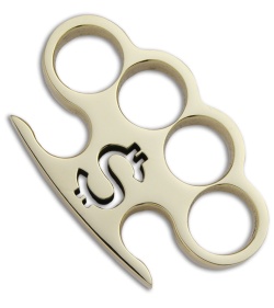 American Made Knuckles $ Pay Up Polished Brass Knuckle Weight