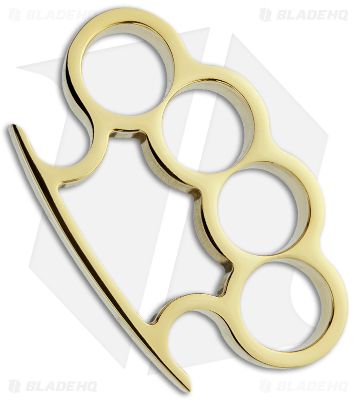 American Made Knuckles Polished Brass Knuckle Weight Blade HQ