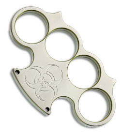 Woody Knuckles Two-Tone Toxic Green Aluminum Salvation Four Finger Knuckles