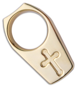 Woody Knuckles Bishop Polished Brass Single Knuckle