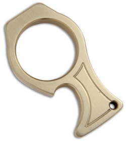 Woody Knuckles Single Bottle Opener #1 Brushed Brass One-Finger Knuckle