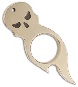 Woody Knuckles Single Bottle Opener #3 Brushed Brass One-Finger Knuckle
