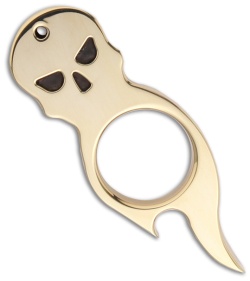 Woody Knuckles Single Bottle Opener #3 Polished Brass One-Finger Knuckle