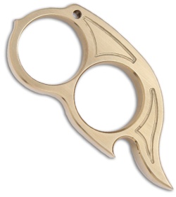 Woody Knuckles Bottle Opener #4 Brushed Brass Two-Finger Knuckle