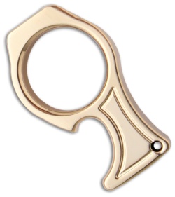 Woody Knuckles Single Bottle Opener #1 Polished Brass One-Finger Knuckle