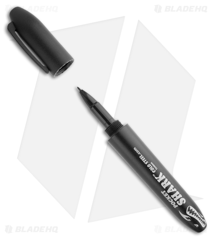 Cold Steel Pocket Shark Permanent Marker & Defense Pen Blade HQ