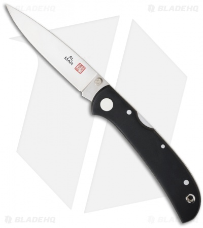 Al Mar Falcon Ultralight Black Micarta Knife (3.15" Plain) 1003UBK2