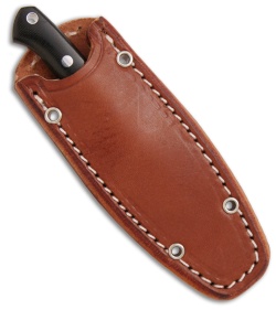 Bark River Little Caper Knife Fixed Blade Antique Stag Bone (2.75" Plain)