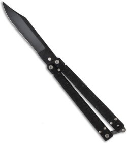 Bear OPS Bear-Song Butterfly Black G-10 (3.88" Black Plain) B-200-B4-T