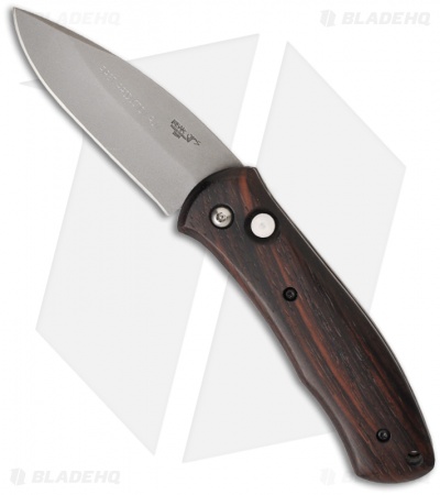 Bear OPS AC-100-CB2-P Automatic Knife w/ Cocobolo Handle (3" Bead Blast Plain)