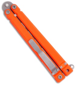 Bear OPS Bear-Song Butterfly Knife Orange G-10 (4.38" Trainer) B-201-B4-P