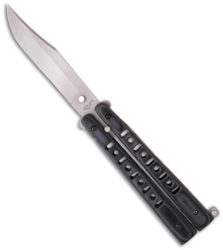 Bear OPS Bear-Song III Butterfly Knife Black G-10 (4.38" Bead Plain) B-300-B4-P