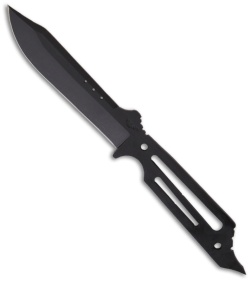 Bear OPS C-300-T Tactical Fixed Blade Clip Point Knife (4.25" Black Plain)