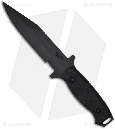 Bear OPS CQC-100-B4-T Fixed Blade Knife G-10 (5.5" Black Plain)