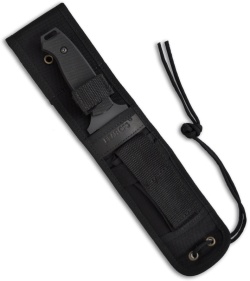 Bear OPS CQC-110-B4-T Tactical Fixed Blade Tanto Knife G-10 (5.5" Black Plain)