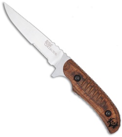 Bone Collector Caping Fixed Blade Skinning Knife 15000S-2 Walnut (4" Serr)