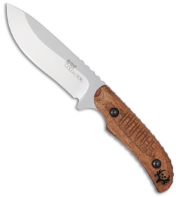 Bone Collector Large Fixed Blade Knife 15005-2 Walnut (4.1" Plain)
