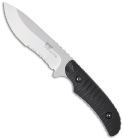 Bone Collector Large Fixed Blade Knife 15005S G10 (4.1" Serr)