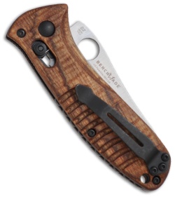 Benchmade Bone Collector 15030-2 Mini Axis Folder Knife Walnut (2.95" Plain)