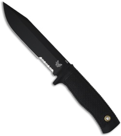 Benchmade 158SBK CSK II Knife Combat Survival Fixed Blade (6" Black Serr)
