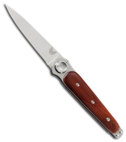 Benchmade Paul Axial Knife 230-1 w/ Cocobolo Handle (3.9" Satin Plain)