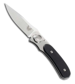 2011 Benchmade 245 Paul Axial Knife w/ G10 Handle (3.12" Satin Plain)