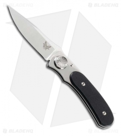 2011 Benchmade 245 Paul Axial Knife w/ G10 Handle (3.12" Satin Plain)