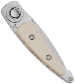 Benchmade Paul Axial Knife 250-2 w/ Ivory Micarta Handle (2.2" Satin Plain)