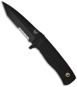 Benchmade Rant Knife 517SBK Fixed Blade Tanto (4.48" Black Serr)
