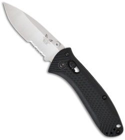 Benchmade Mini Presidio Ultra Knife 527S (2.97" Stonewash Serr)