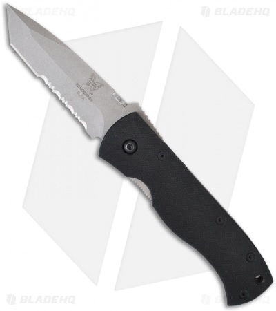 Vintage 975S Benchmade Emerson CQC-7 Tanto Knife (3.25" Bead Blast Serr)