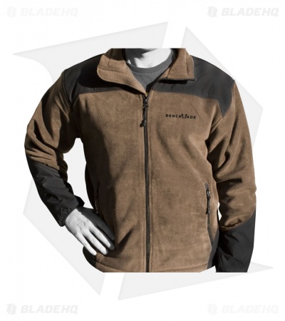 Benchmade Brown Full-Zip Fleece Jacket