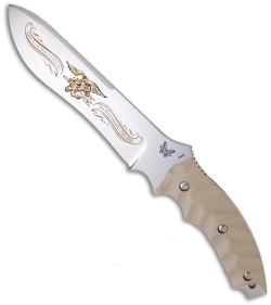 Benchmade Marc Lee Glory Knife Gold Class Commemorative Fixed Blade 150-1