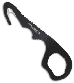 Benchmade Rescue Hook Safety Strap Cutter 15 BLKWSN w/ Sand Color Soft Sheath