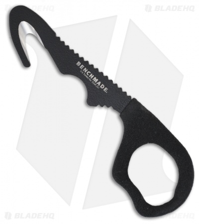 Benchmade Rescue Hook Safety Strap Cutter 15 BLKW w/ Black Soft Sheath